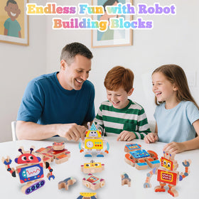 ATOYUS snap-together robot pieces for easy assembly and creative play