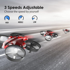 ATOYX mini drone LED light show for nighttime indoor fun