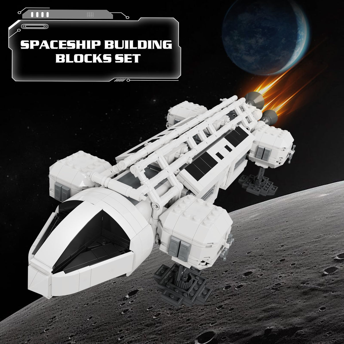 ATRtoyMF Eagle Transporter engine unit close-up for realistic mechanical aesthetics