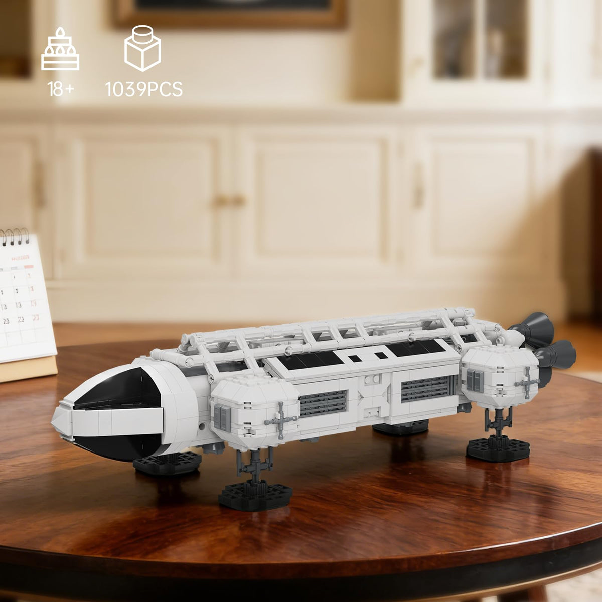 ATRtoyMF Eagle Transporter pod design highlighting futuristic styling for display