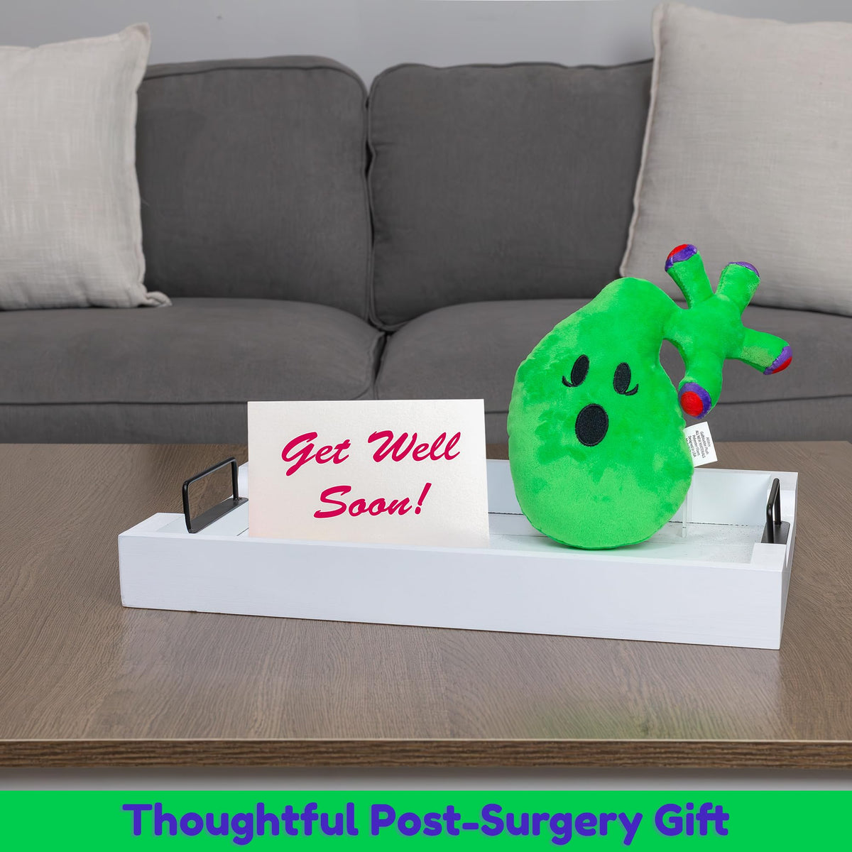 Attatoy Gallbladder Plush color details ideal for decor.