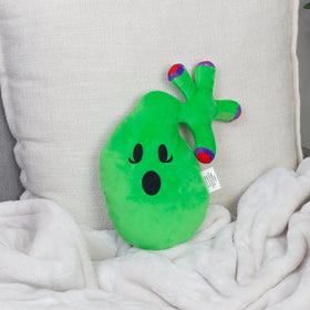 Attatoy Gallbladder Plush dimensions 11 by 6 by 3 inches.