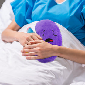 Attatoy Kidney Plush shown as a comforting option for dialysis day activities.