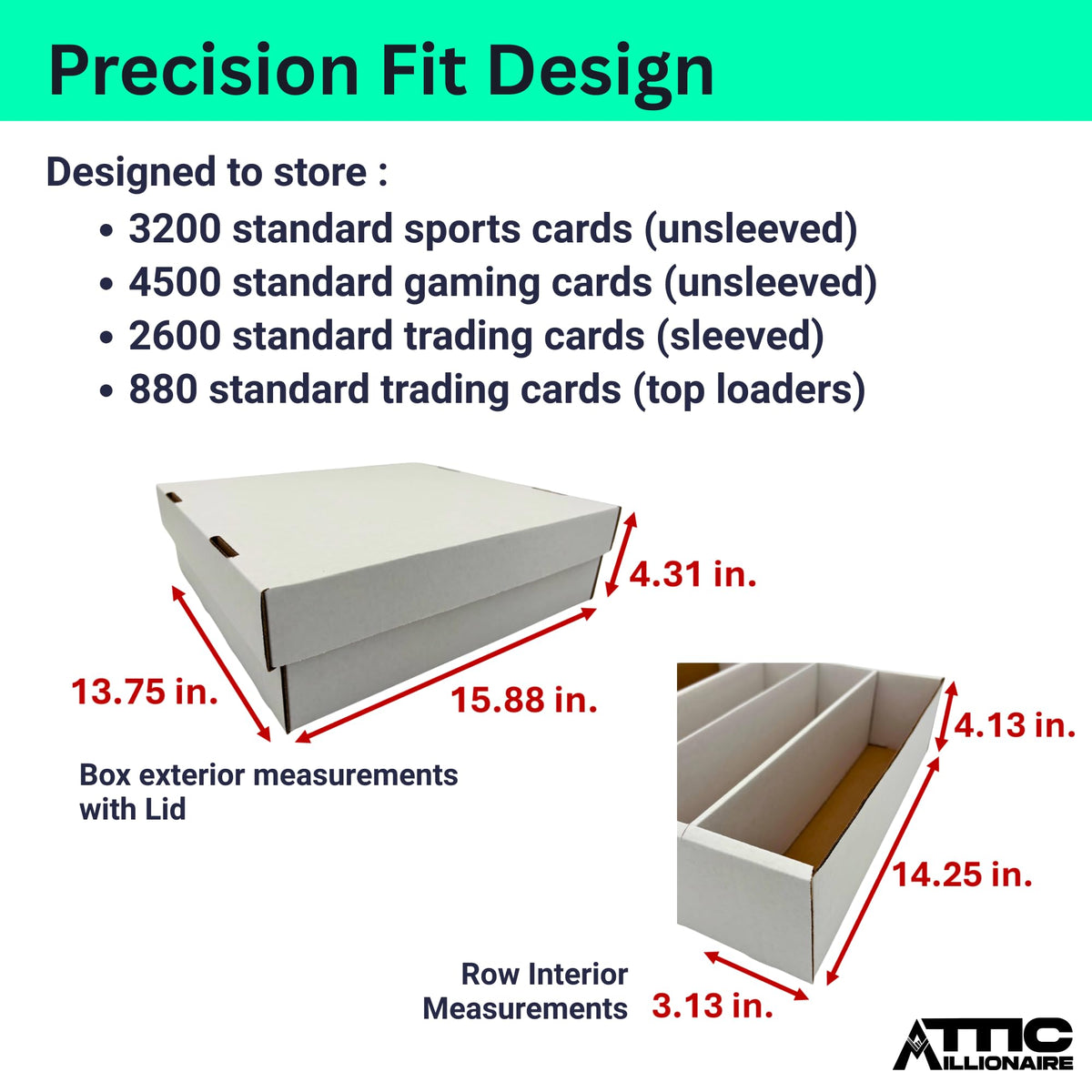 Attic Millionaire with cards demonstrates capacity for 3200-card sets