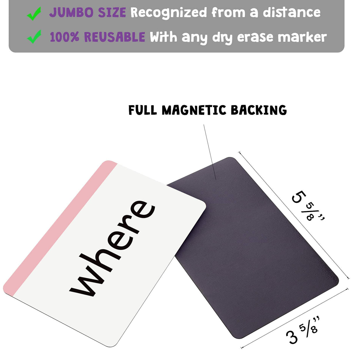 Attractivia Dolch Pre-Primer words flash cards bright colors boost initial literacy practice.