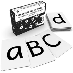 Attractivia magnetic alphabet flash cards front view for quick letter recognition