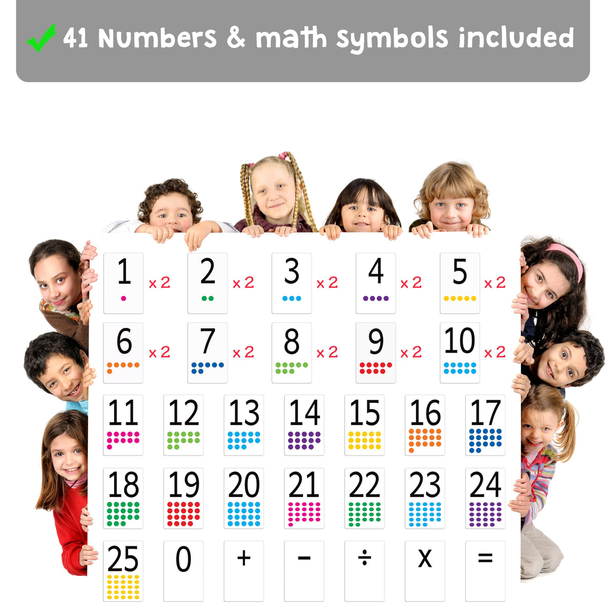 Attractivia Durable non-toxic flash cards for safe classroom use