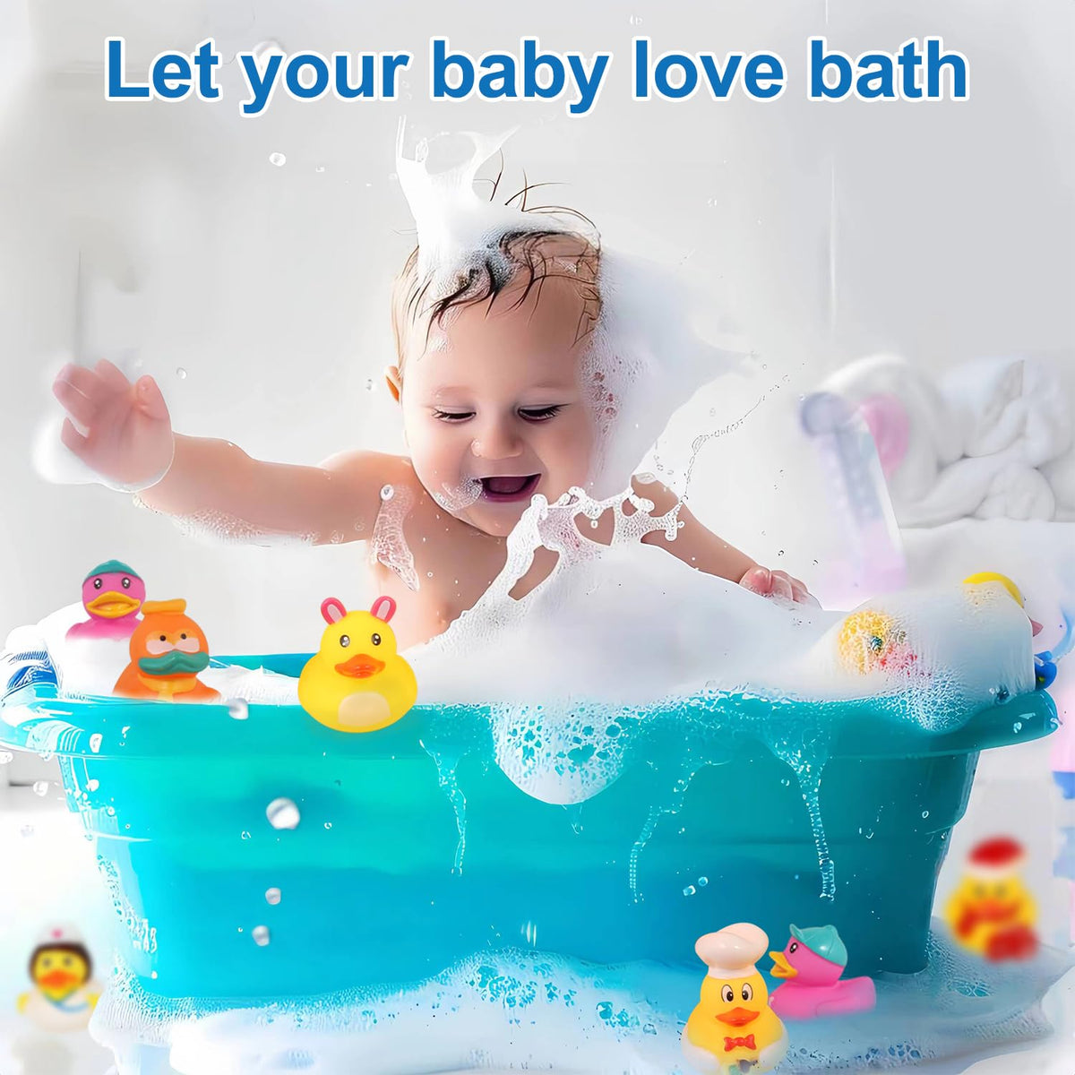 Audaisyly bath toys are CPSIA safe, made from durable, squeezable rubber.