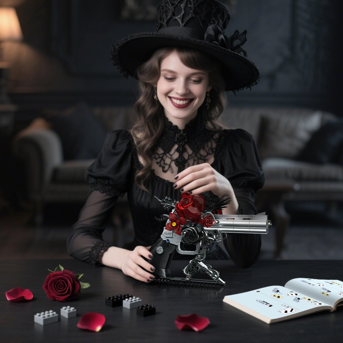 Audaxly Gothic Rose Revolver build guide: satisfying ritual-like assembly for dedicated builders
