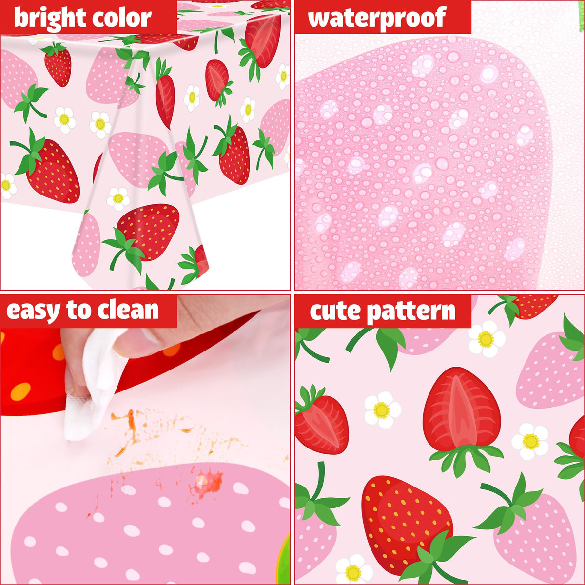 Augisteen strawberry cups for easy serving and mess-free sips