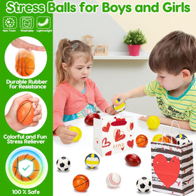 AugToy stress ball football, bulk pack for kids' games and rewards.