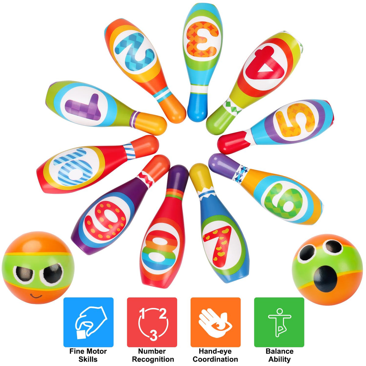 AugToy soft-material design keeps play gentle on floors.