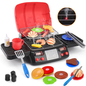 AugToy kids grill with smoke light boosts imaginative play and realistic BBQ vibes