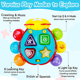 AugToy motion toy offers sensory play with lights and sounds.