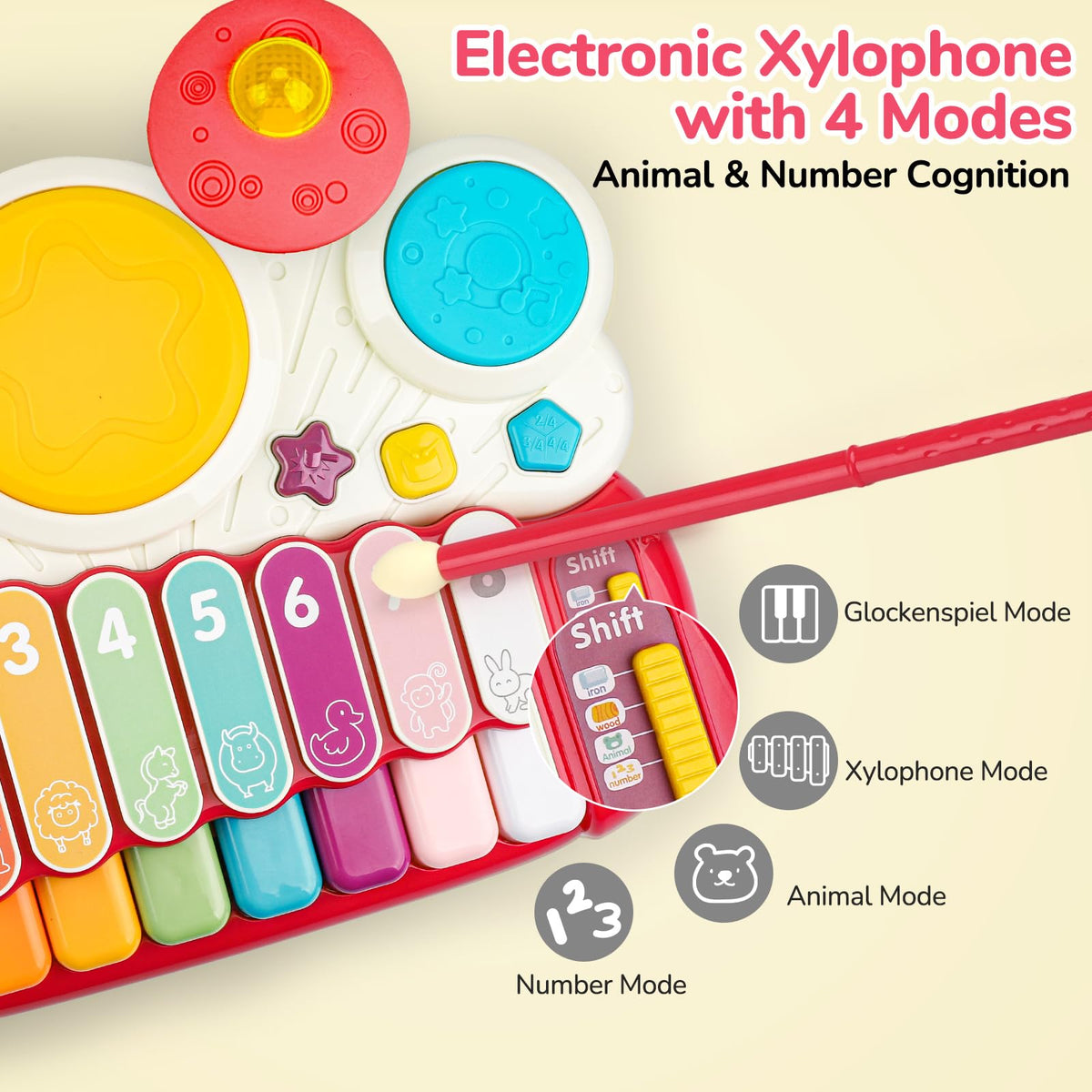 AugToy soft led lights image providing gentle visual cues during learning