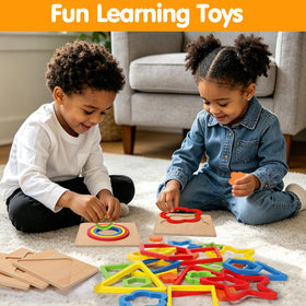AugToy square shape puzzle boosts problem-solving and memory