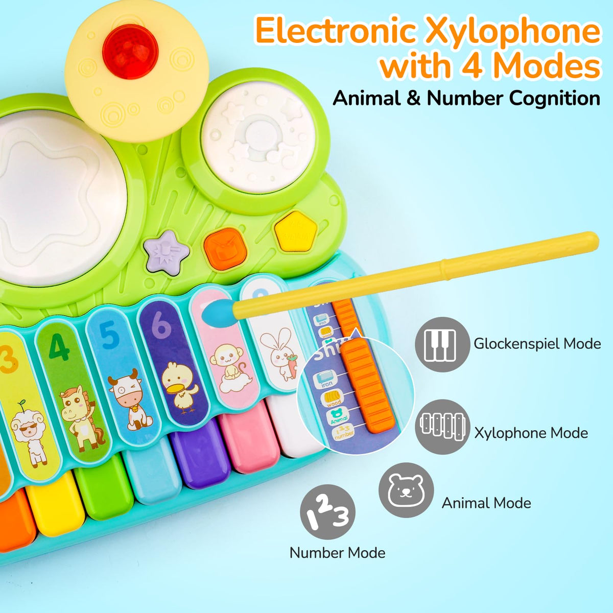 AugToy travel-friendly toy table ready for on-the-go playtime.