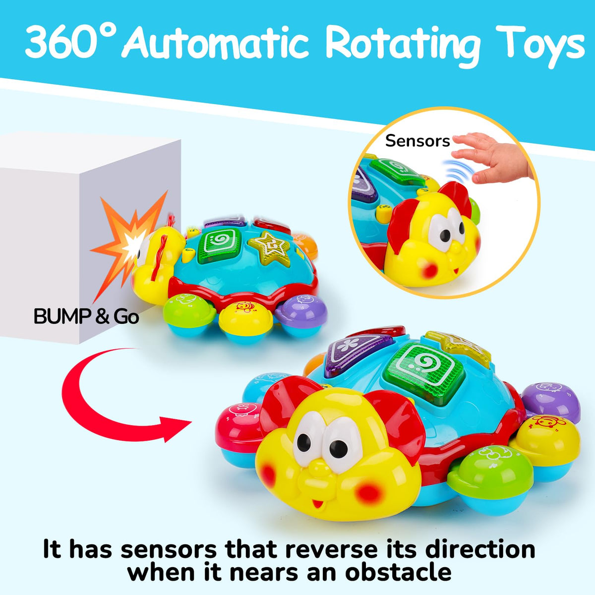 AugToy tummy time companion helps neck muscles during play.