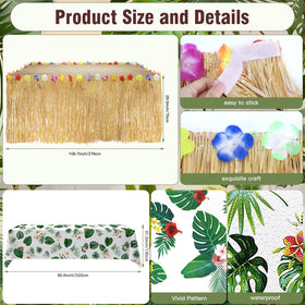 Auihiay palm leaves bring lush greenery to any party setup.