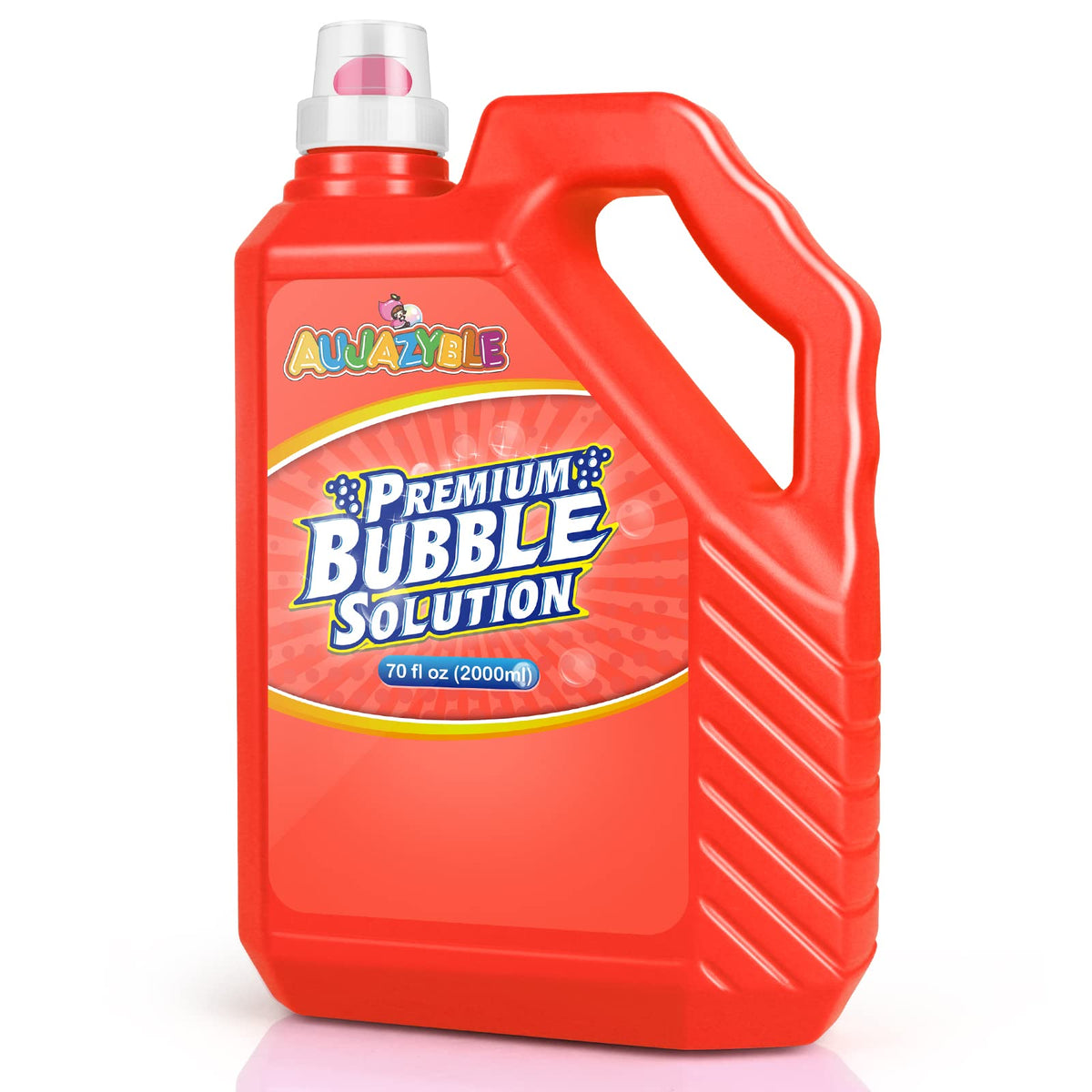 Aujazyble 70 oz bubbles refill bottle with large capacity for events