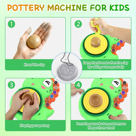 Aujazyble air-dried-clay-pack offers kid-friendly modeling with quick-set results.