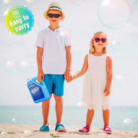 Aujazyble bubble solution for parties and classrooms creates crowd-pleasing bubbles.