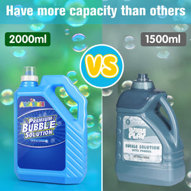 Aujazyble bubble refill is ready to use without dilution for quick setup.