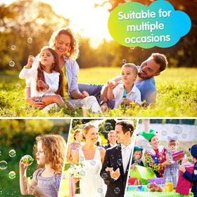 Aujazyble party bubbles great for carnivals, birthdays, weddings and celebrations.
