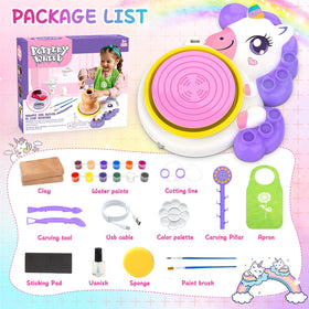 Aujazyble sculpting tools and palette enhance precision for budding artists during clay projects.