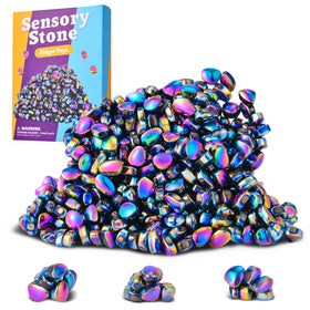 Aukit 1000 ferrite stones close-up for focused fidget play and stress relief.