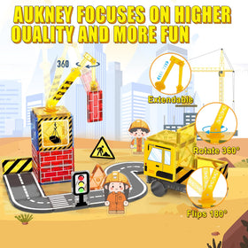 Aukney Magnetic Tiles use safe materials for toxin-free construction fun