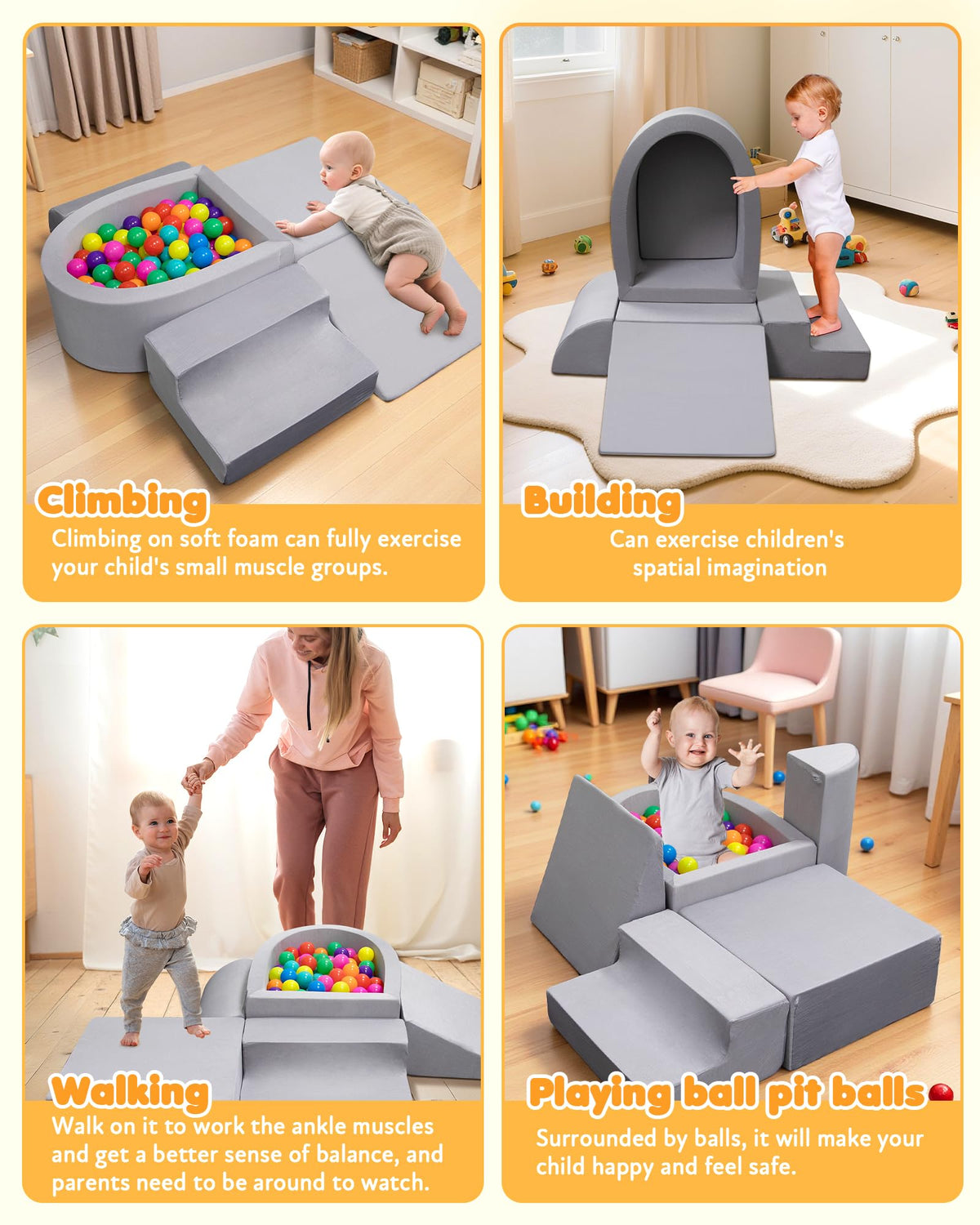 Auksay Ball pit area image showcasing gentle sensory play in a secure space