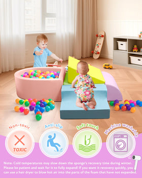 Auksay high-density foam provides supportive yet comfy cushioning for babies.