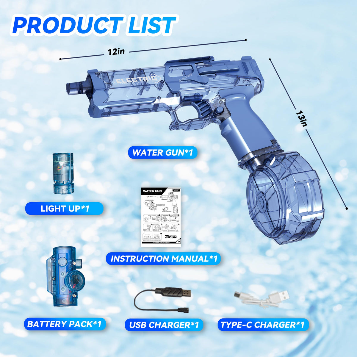 AUKTWE durable ABS material ensuring safety and sturdiness.