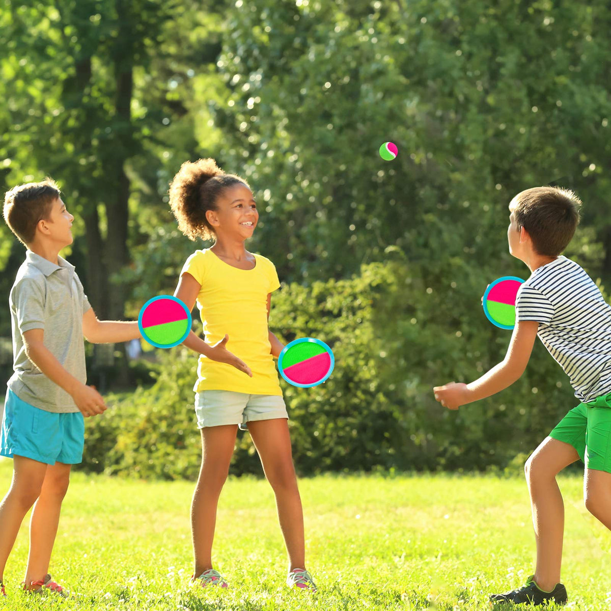 Aunnitery three soft balls designed for safe, easy catching.