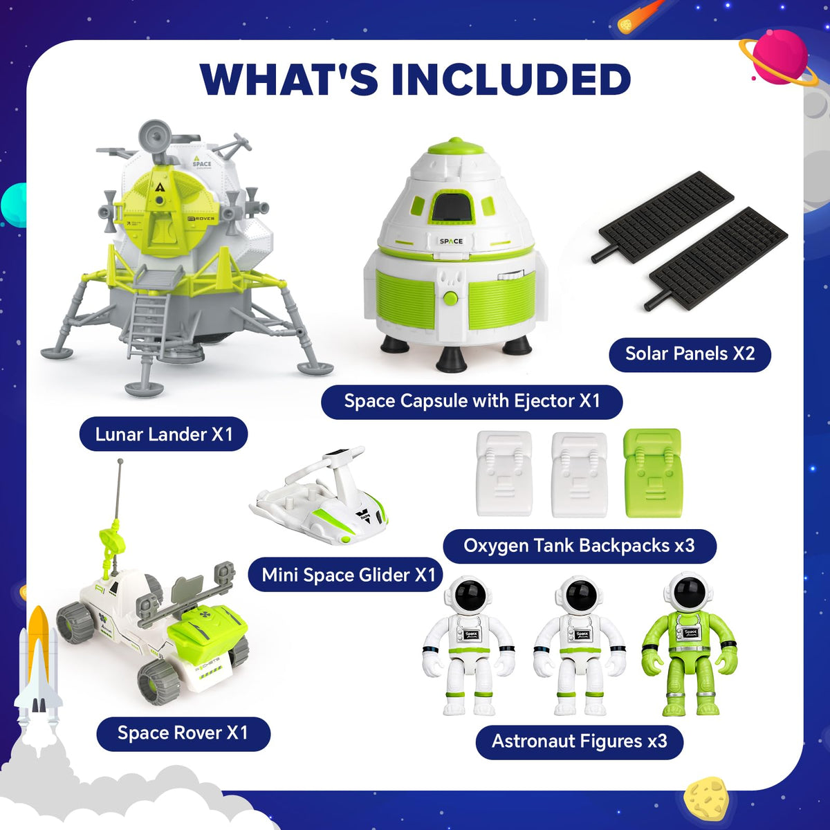 AuntyFey astronaut figures inspire storytelling during space missions