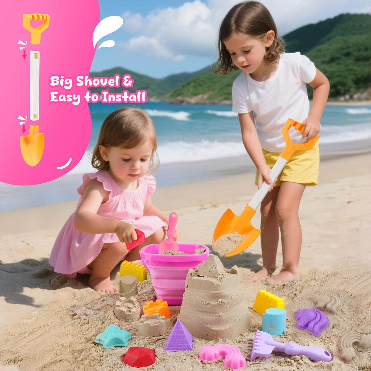 AuntyFey eight castle molds for detailed sandcastle designs
