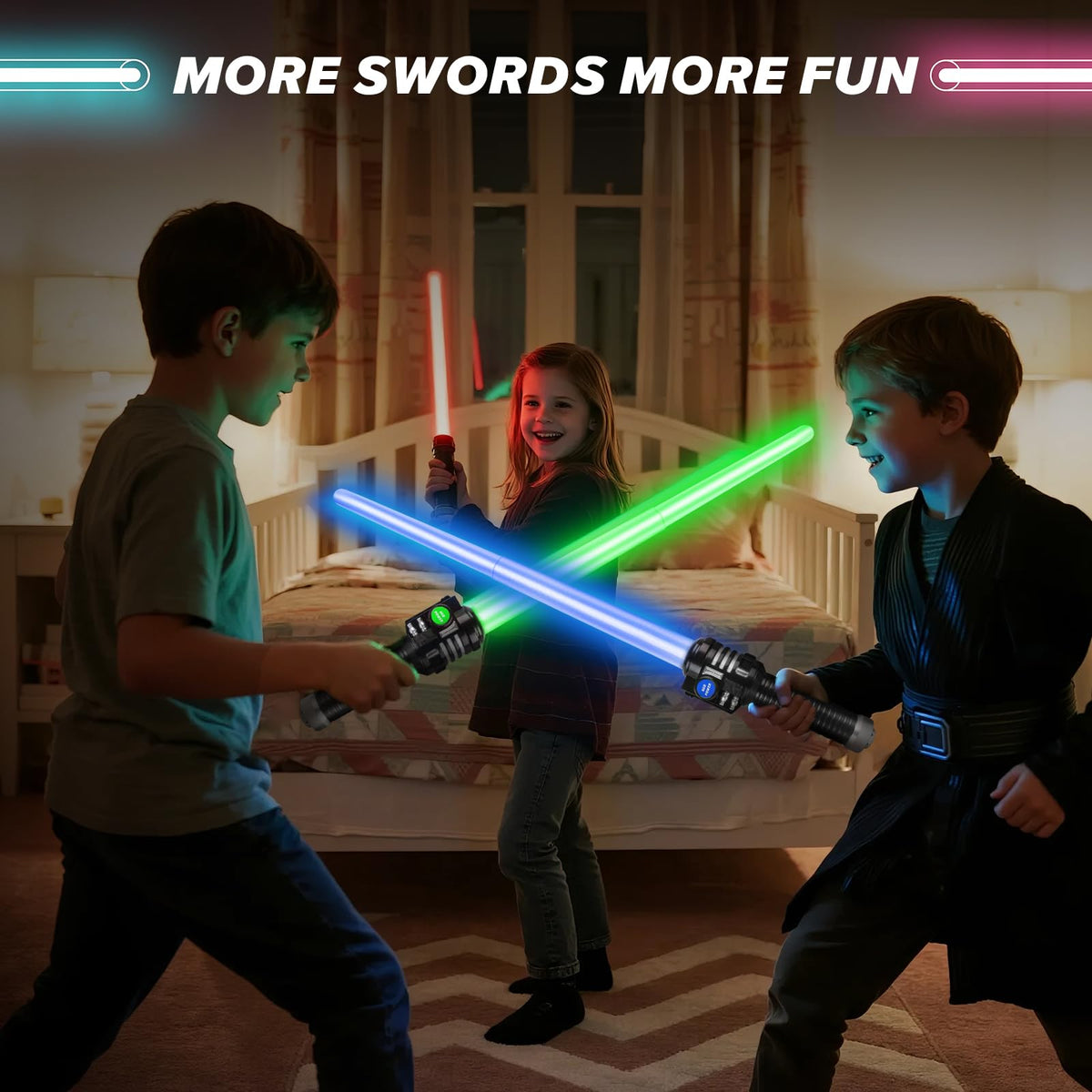 AuntyFey light-up sabers make a fun gift idea for fans