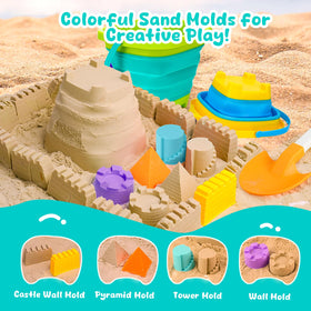 AuntyFey large sand-digger shovel speeds beach construction.