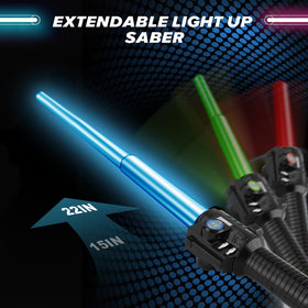 AuntyFey blue light-up saber glow ideal for cosplay