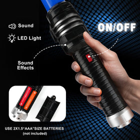 AuntyFey green light-up saber glow for group duels