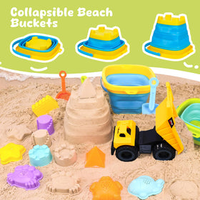 AuntyFey eight sand molds shaping castles and creatures with ease.
