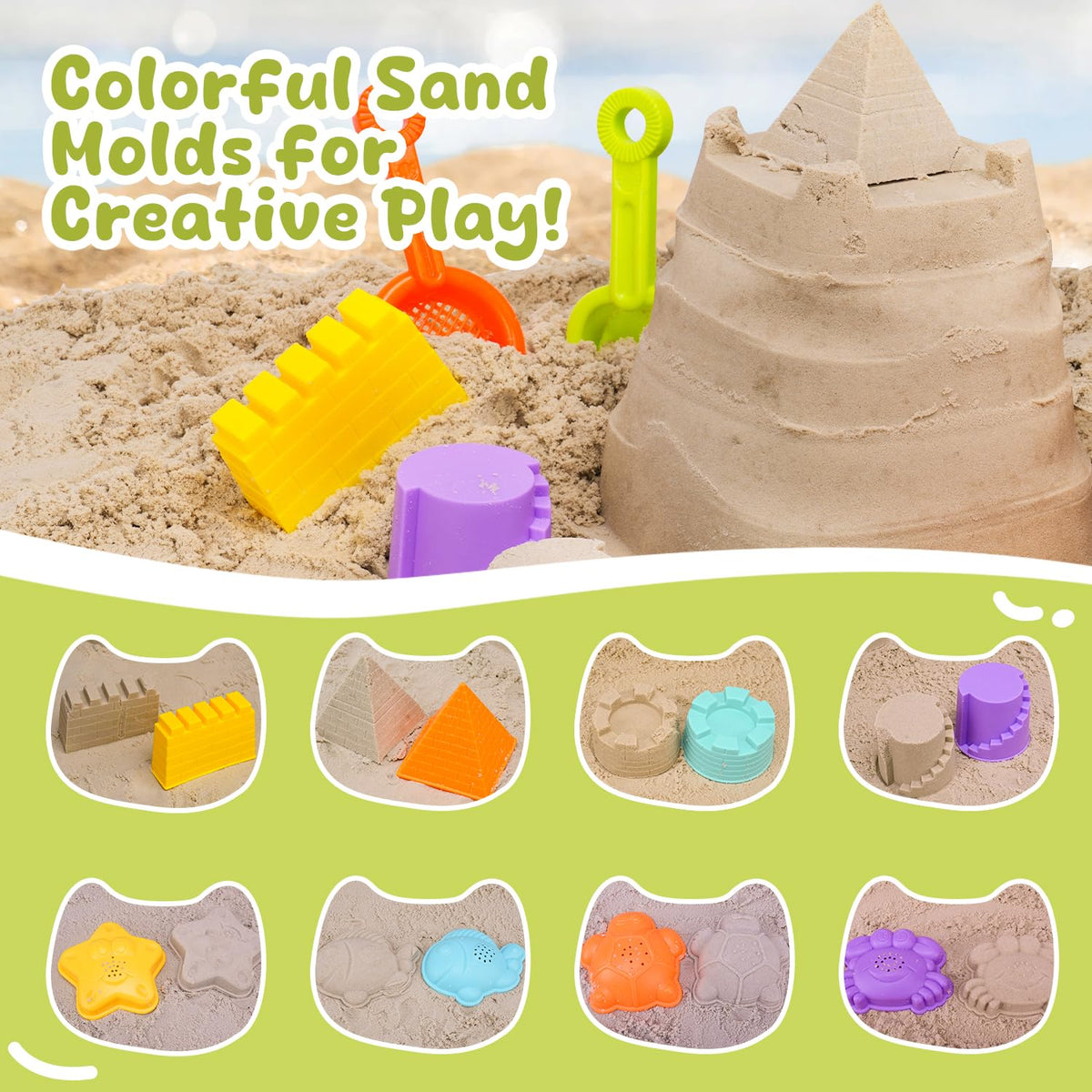 AuntyFey sand shovels sturdy and comfortable for little hands.