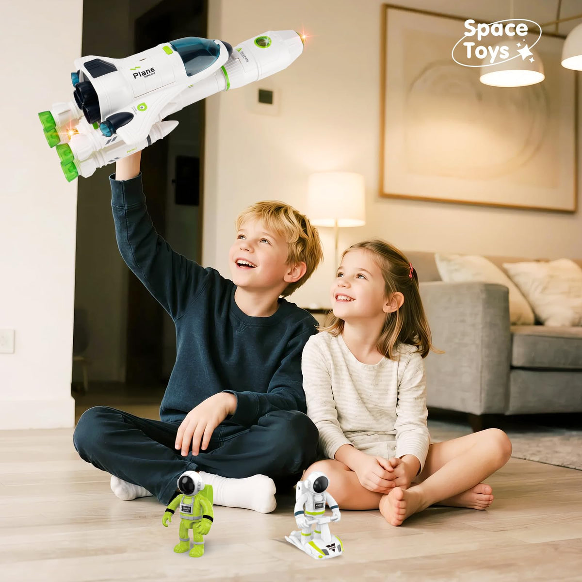 AuntyFey space glider in action for dynamic play