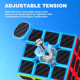 AuntyFey 4x4 speed cube with precise tension for stability