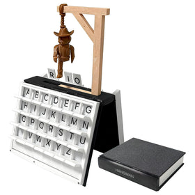 AuoiliouA Playbook Hangman Book Closed: discreet storage hides the game inside