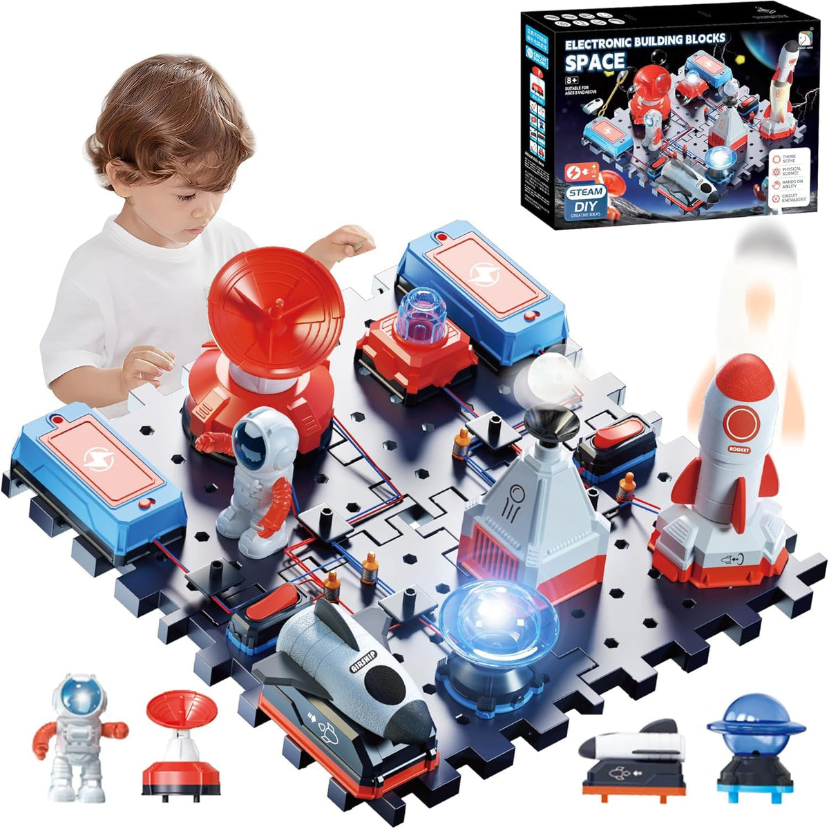 AUQBYRD STEM Kit 32-parts layout for hands-on learning