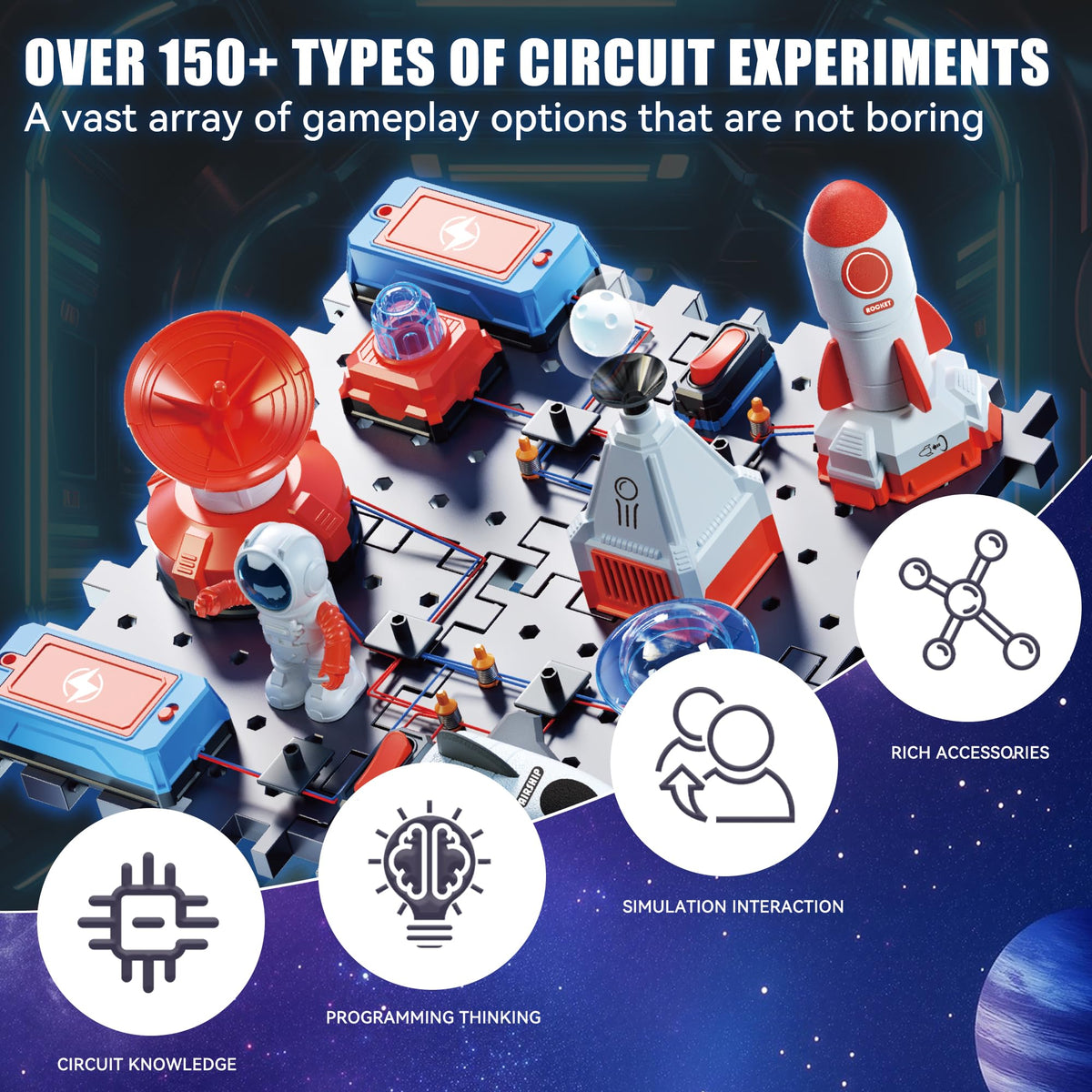 AUQBYRD STEM Kit child-safe design with rounded edges for safe exploration