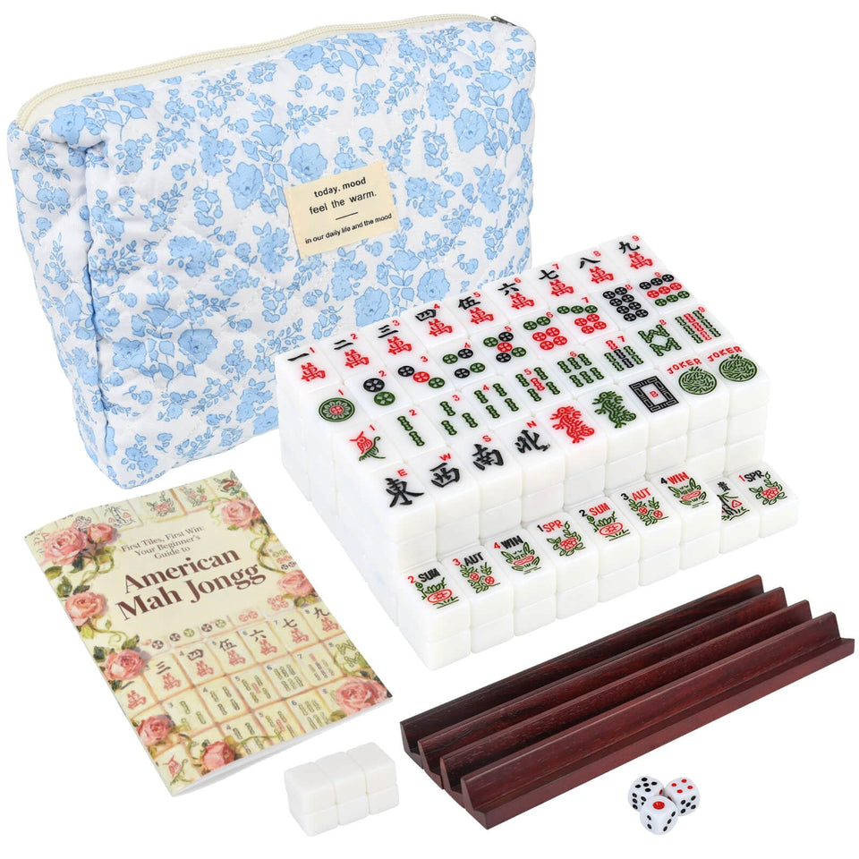 AurAlchemy travel mahjong tiles setup shows a compact, portable game ready for on-the-go play.