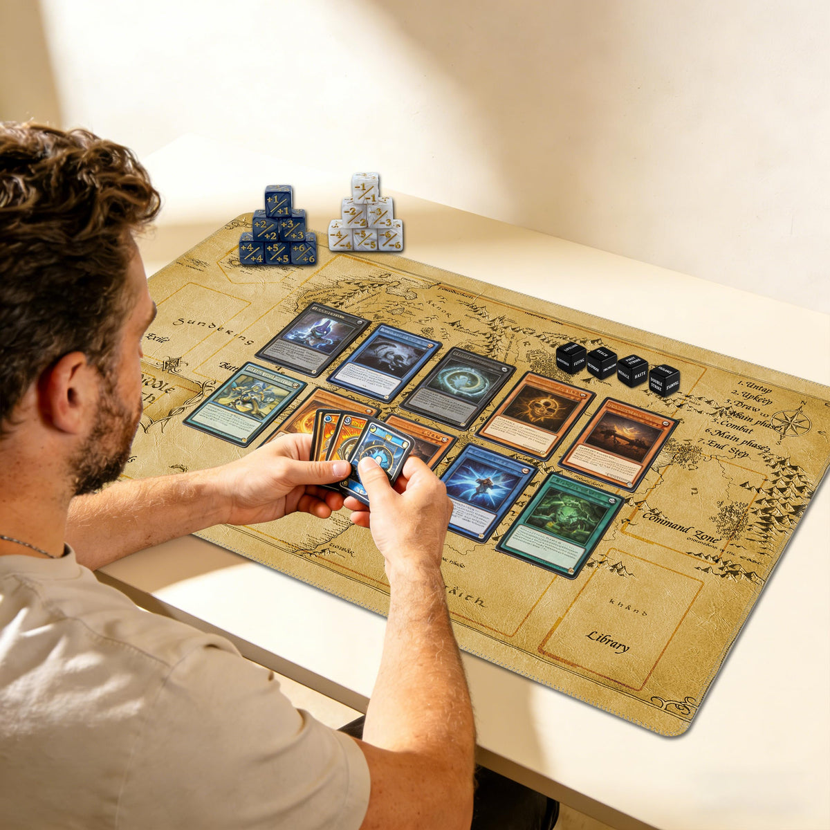 Auralvia 2mm rubber base prevents curling and stays flat on tables.